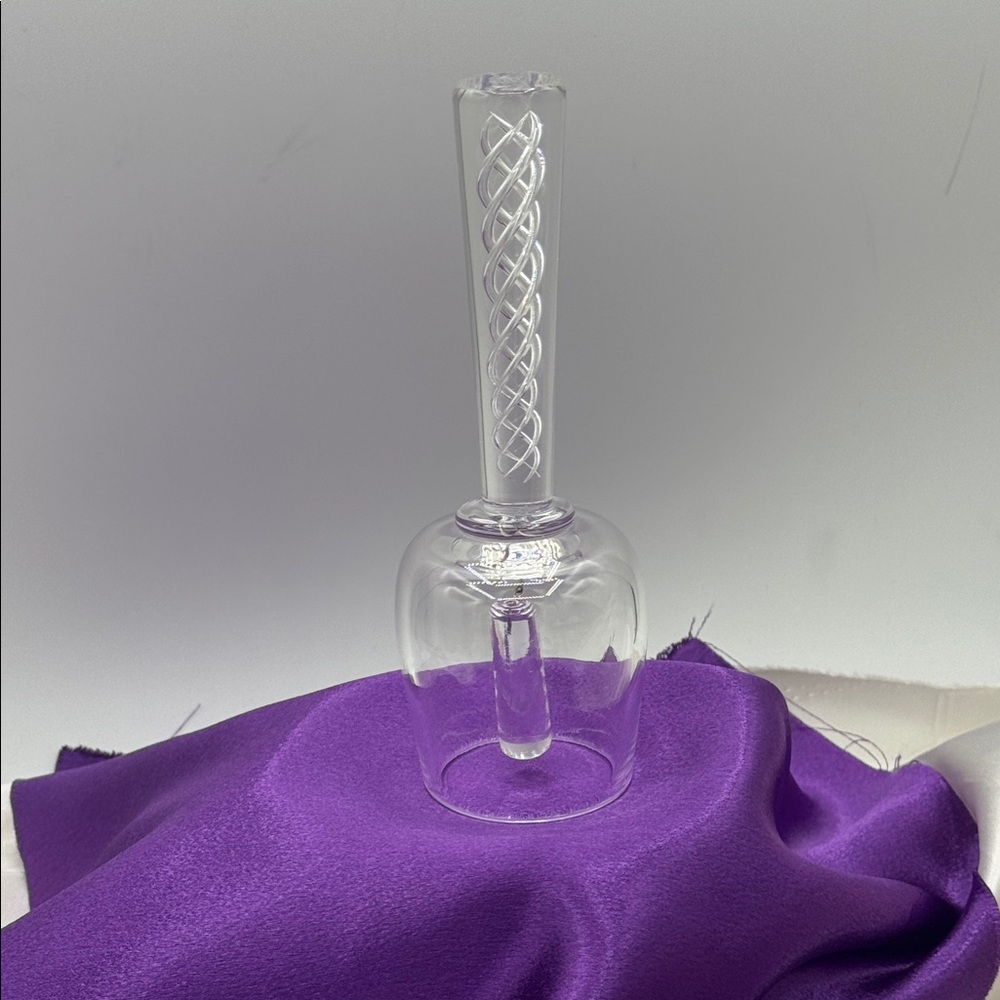 Elegant Clear Glass Bell